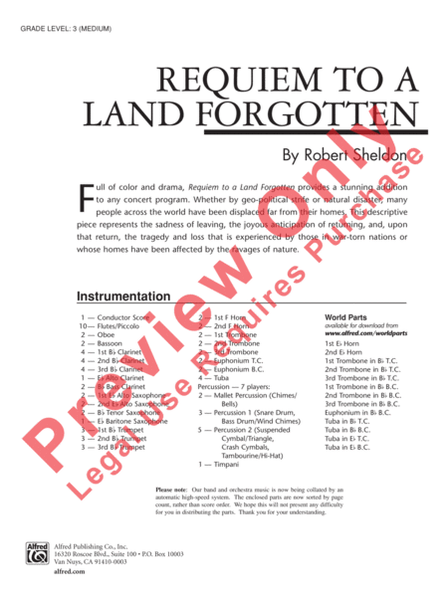 Requiem to a Land Forgotten