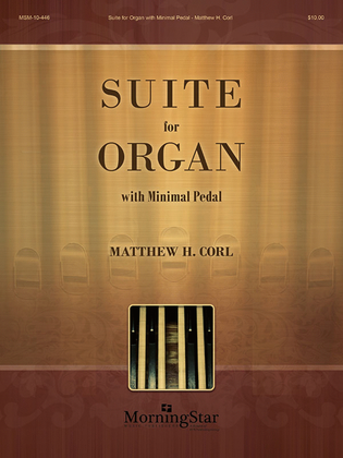 Book cover for Suite for Organ with Minimal Pedal