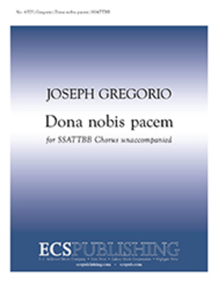 Book cover for Dona nobis pacem