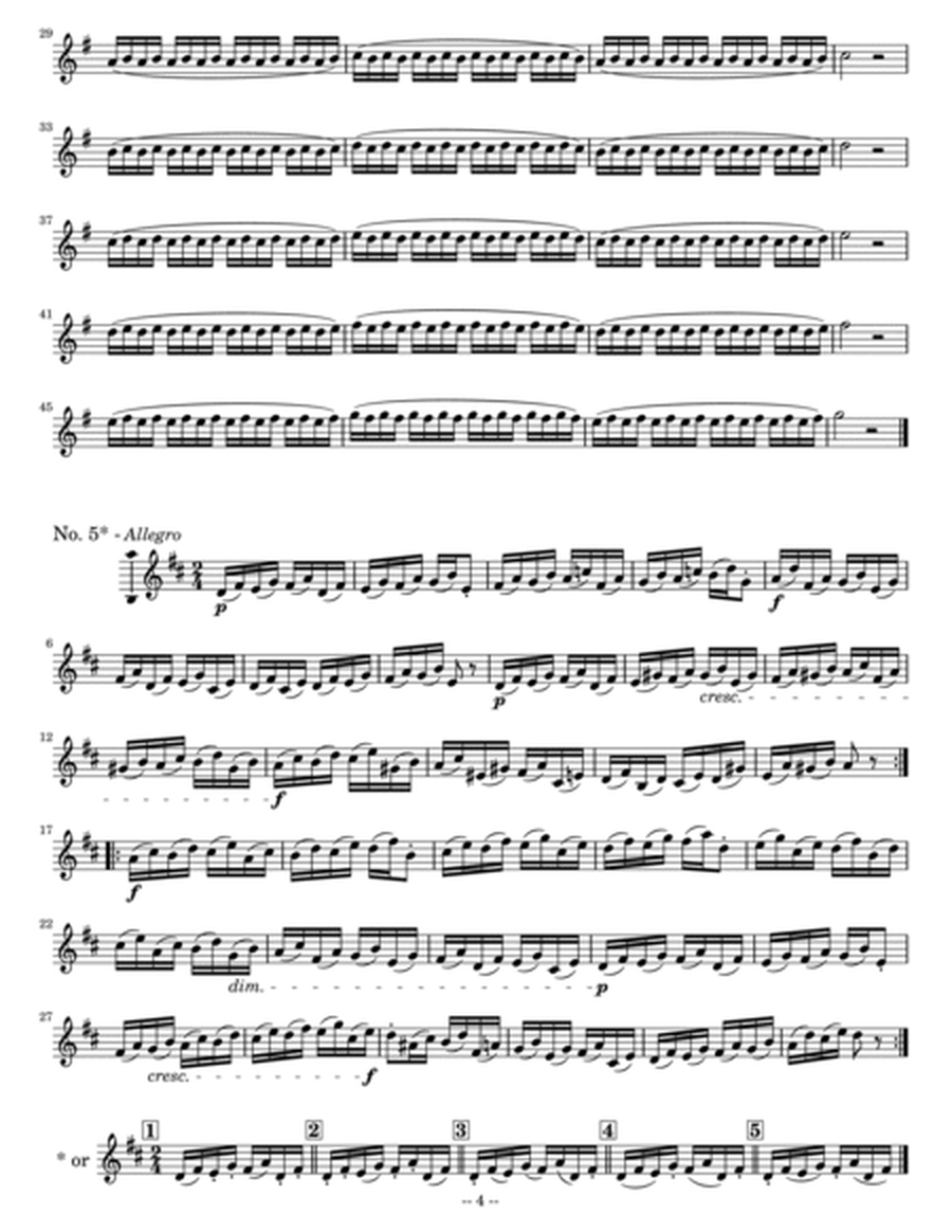 Kopprasch Op.5 - Sixty Studies for (Not So) High Horn