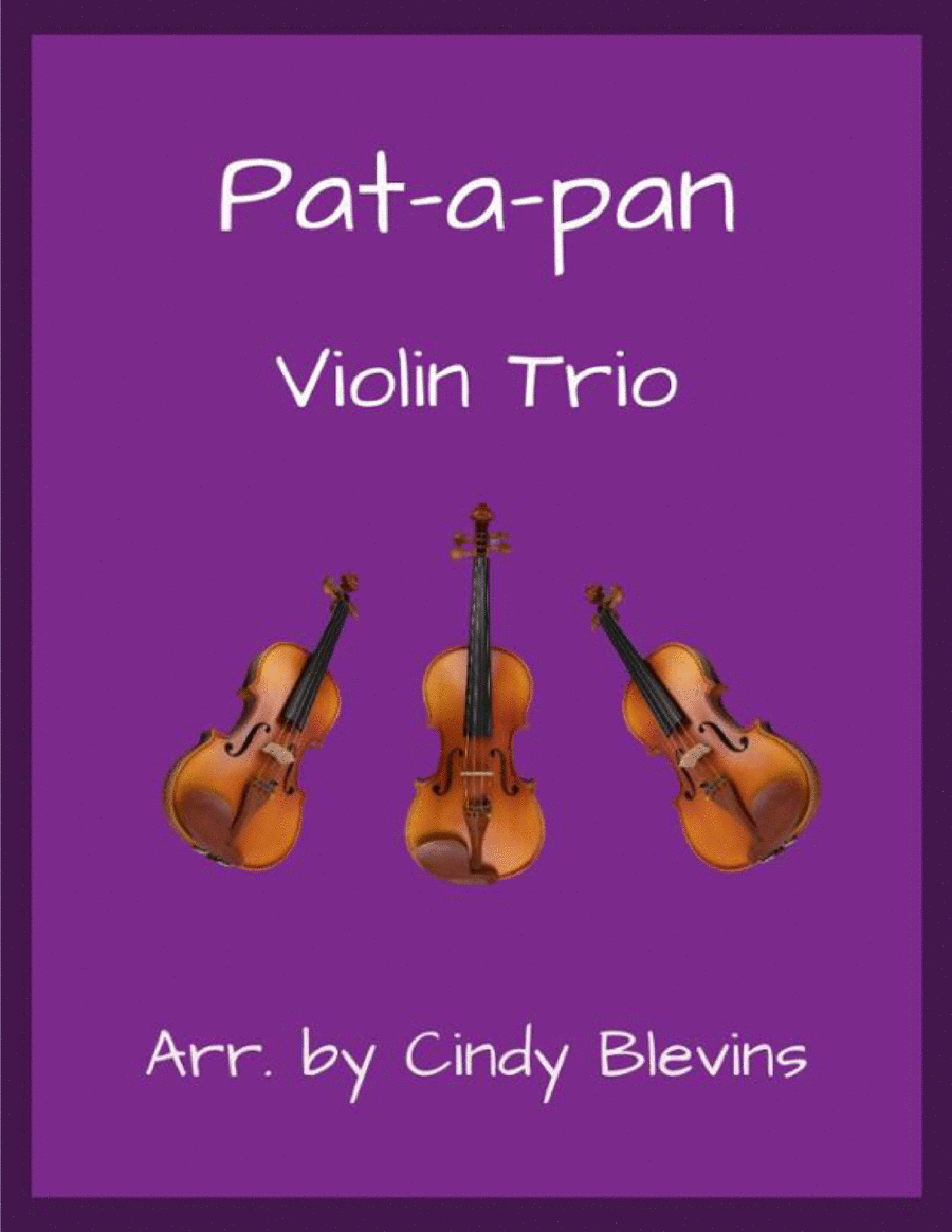 Pat-a-pan, for Violin Trio image number null