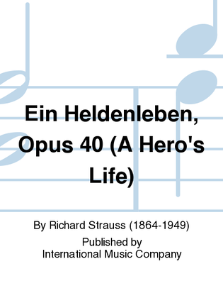 Book cover for Ein Heldenleben, Opus 40 (A Hero'S Life)