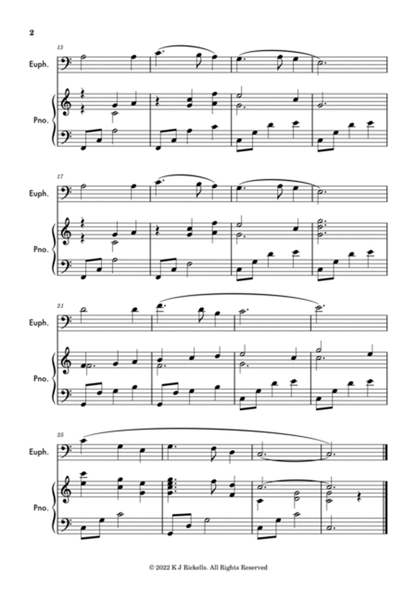 Silent Night - Baritone/Euphonium (bass clef) image number null
