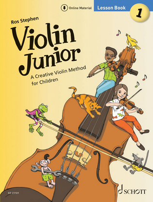 Book cover for Violin Junior: Lesson Book 1