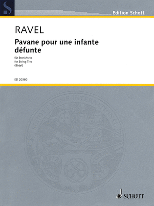 Book cover for Pavane pour une infante défunte