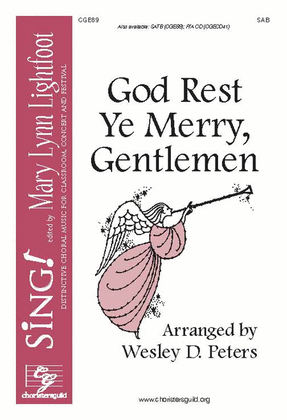 Book cover for God Rest Ye Merry, Gentlemen (SAB)