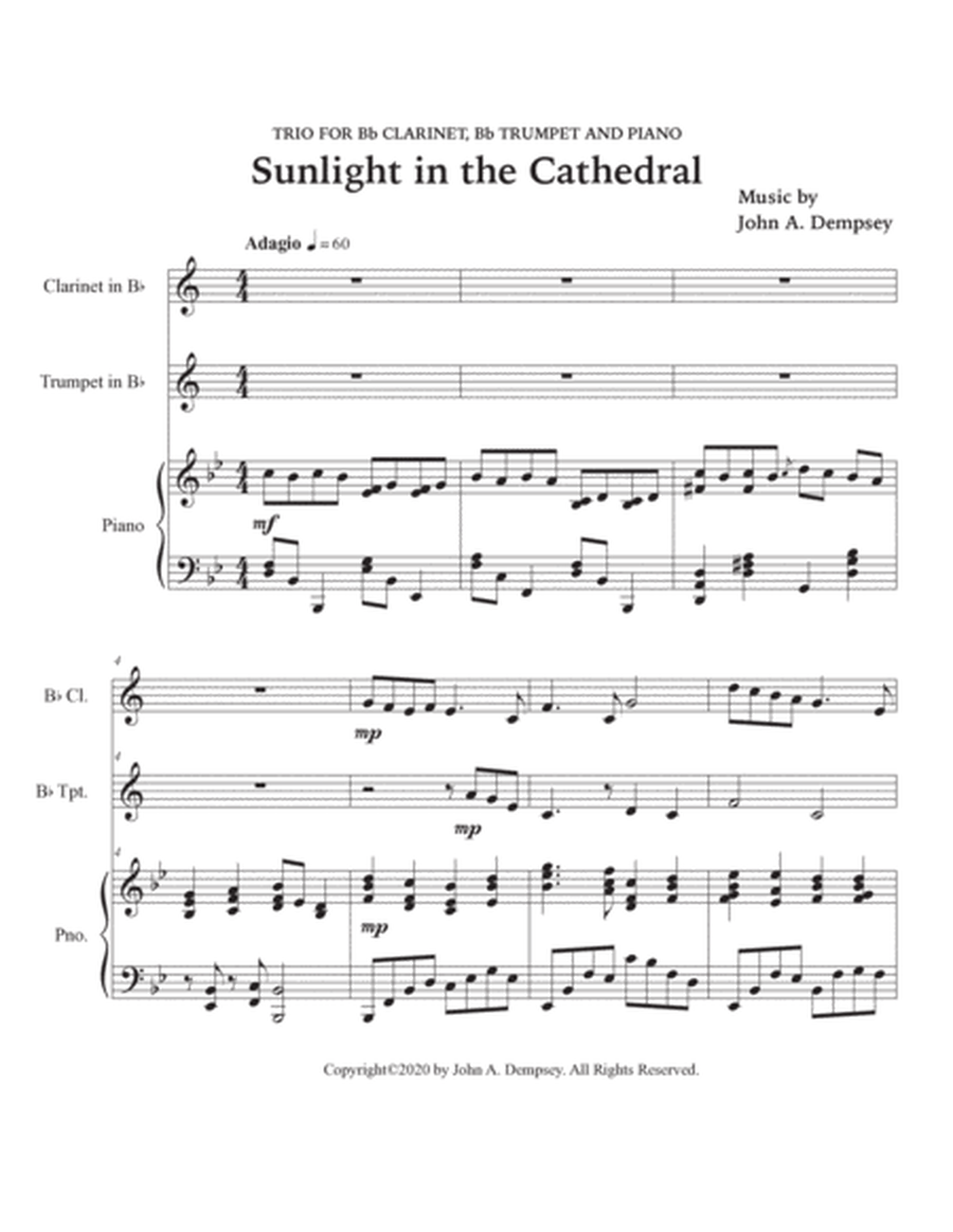 Sunlight in the Cathedral (Trio for Clarinet, Trumpet and Piano) image number null
