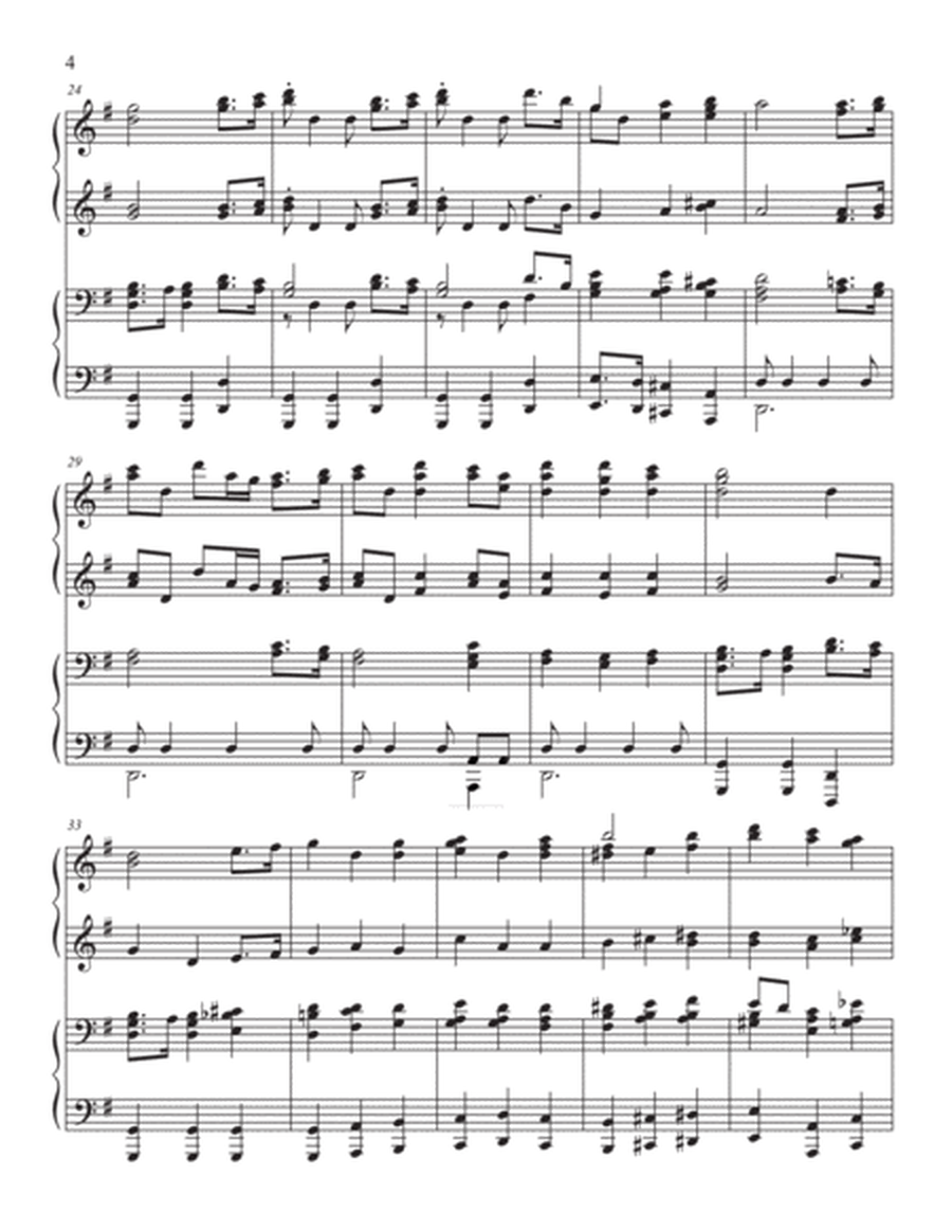 To God Be the Glory: Hymn Settings for 4-Hand Piano-Digital Download