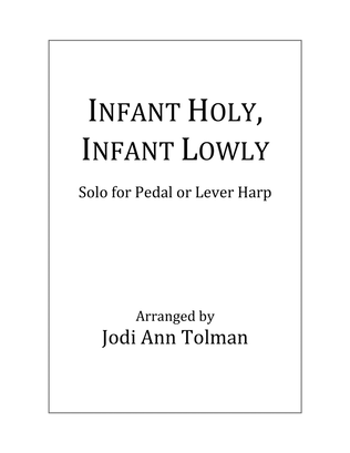 Book cover for Infant Holy, Infant Lowly, Harp Solo