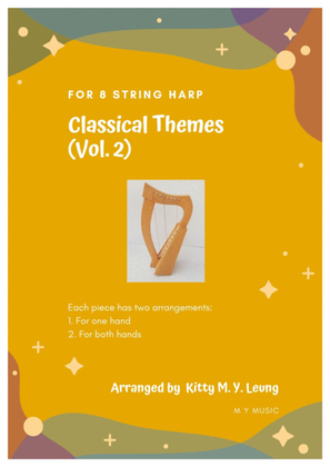 Book cover for Classical Themes (Vol. 2) - 8 String Harp
