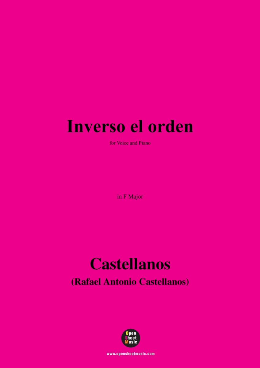 Castellanos-Inverso el orden,in F Major