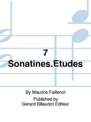 Book cover for 7 Sonatines.Etudes