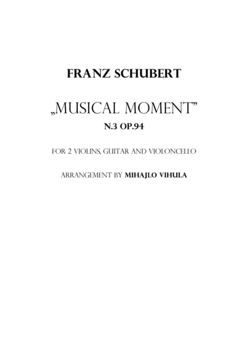 SCHUBERT: Musical moment n.3 op.94