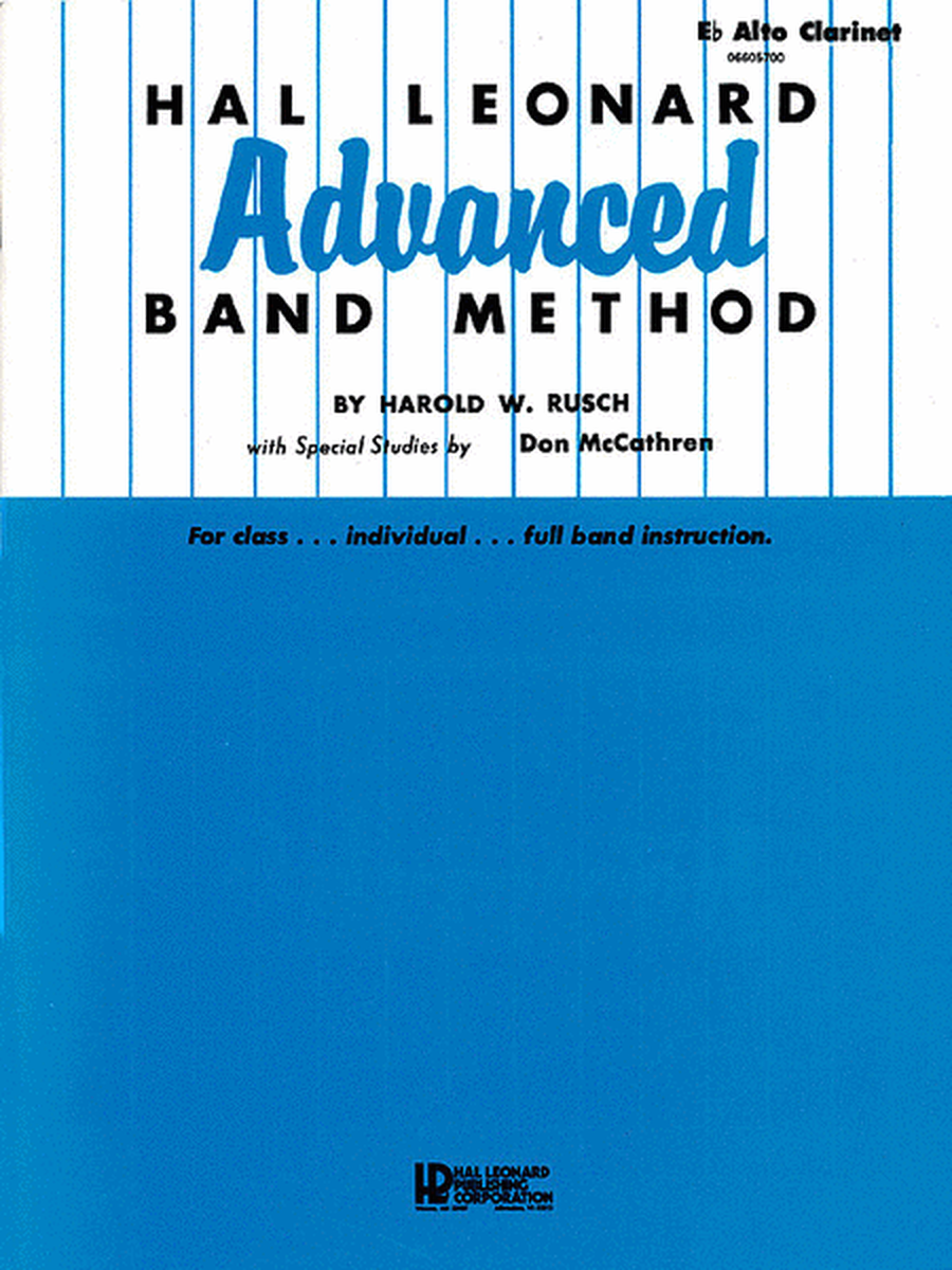 Hal Leonard Advanced Band Method