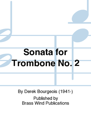 Book cover for Sonata for Trombone No. 2