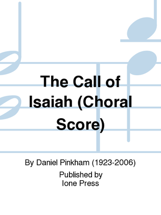 Book cover for The Call of Isaiah (Choral Score)