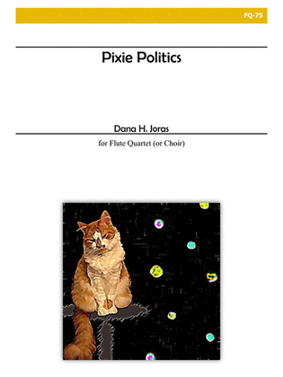 Book cover for Pixie Politics for Flute Quartet