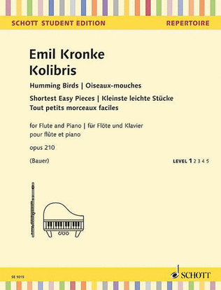 Book cover for Kolibris [Humming Birds], Op. 210 - Shortest Easy Pieces