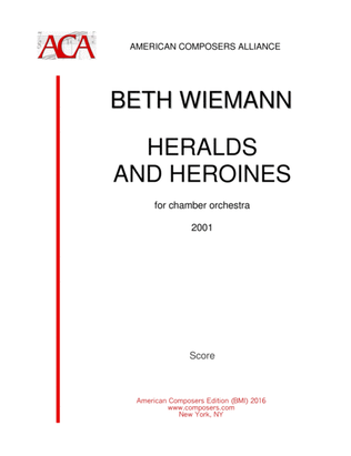 Book cover for [Wiemann] Heralds and Heroines