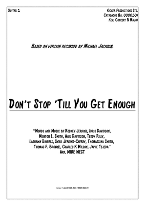 Book cover for Don't Stop Til You Get Enough