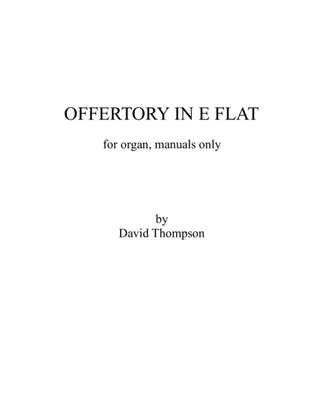 Book cover for Offertory in E flat