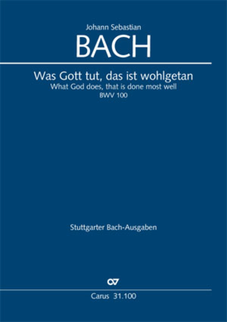 Was Gott tut, das ist wohlgetan (III) (What God does, that is done most well (III))