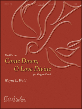 Book cover for Partita on Come Down, O Love Divine