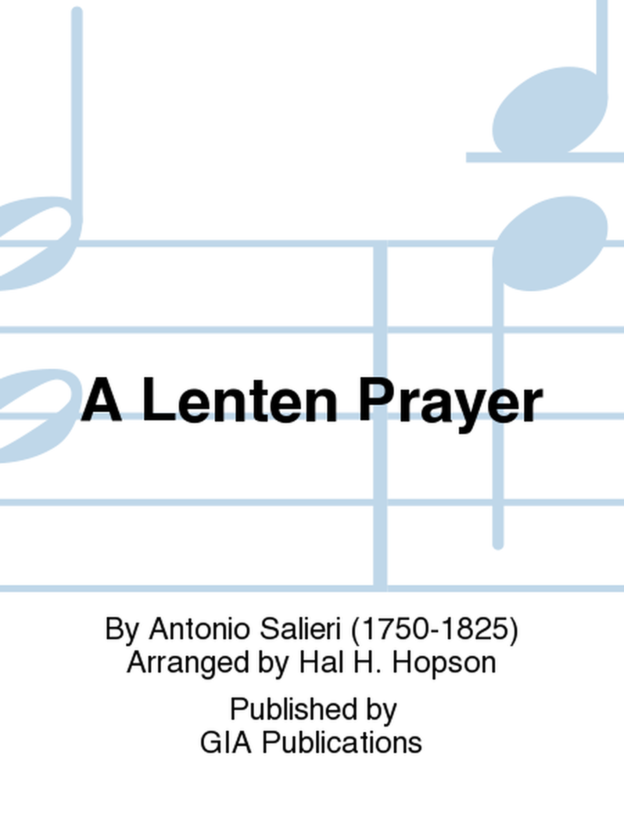 A Lenten Prayer image number null