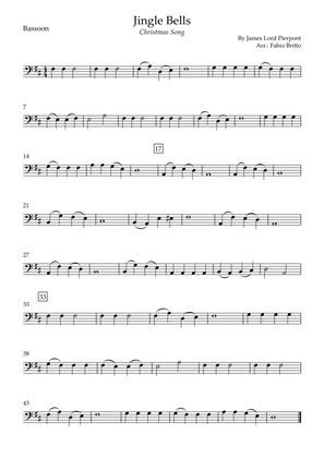 Jingle Bells (Christmas Song) for Bassoon Solo