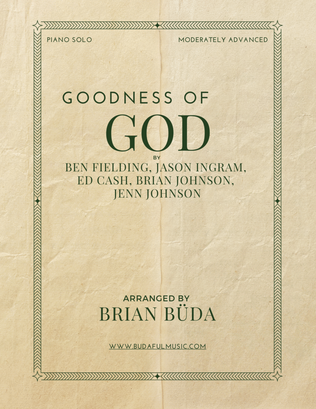 Book cover for Goodness Of God