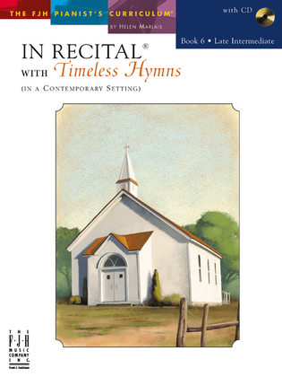 Book cover for In Recital with Timeless Hymns, Book 6