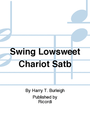 Book cover for Swing Lowsweet Chariot Satb