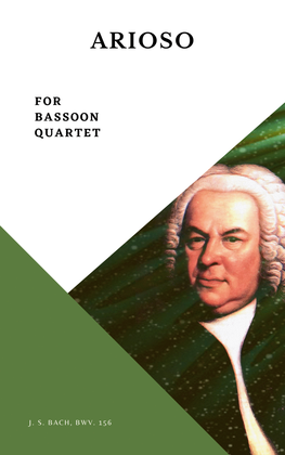 Book cover for Arioso Bach Bassoon Quartet