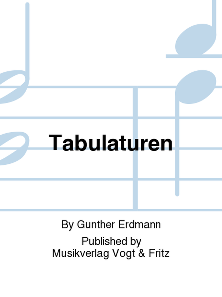 Tabulaturen