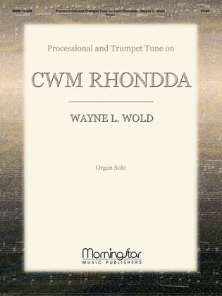 Book cover for Processional and Trumpet Tune on CWM Rhondda