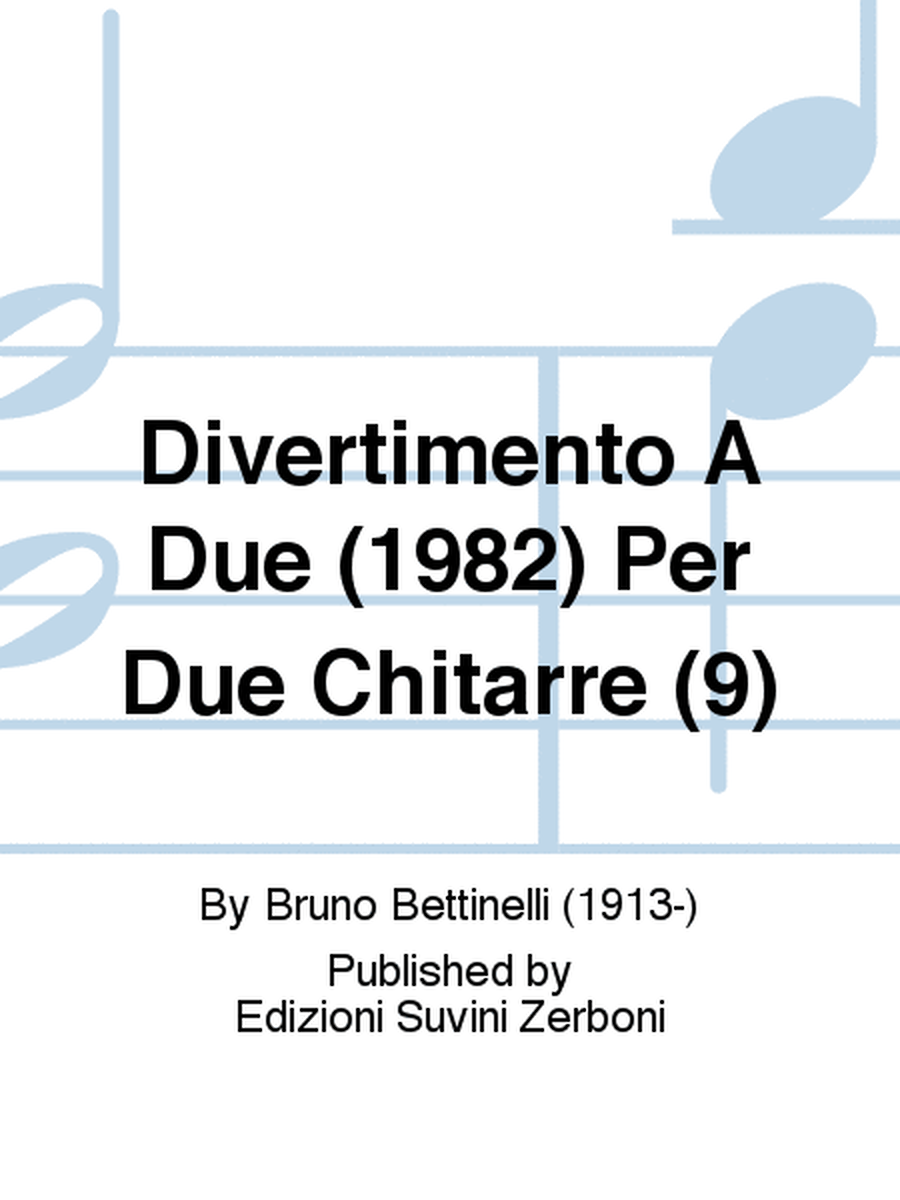 Divertimento A Due (1982) Per Due Chitarre (9)