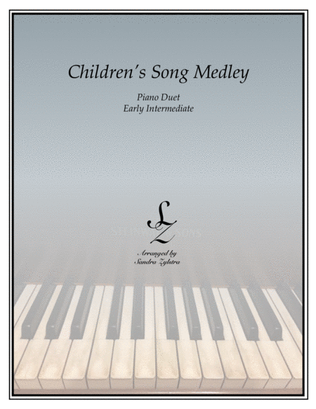 Book cover for Children's Song Medley (1 piano, 4 hands)