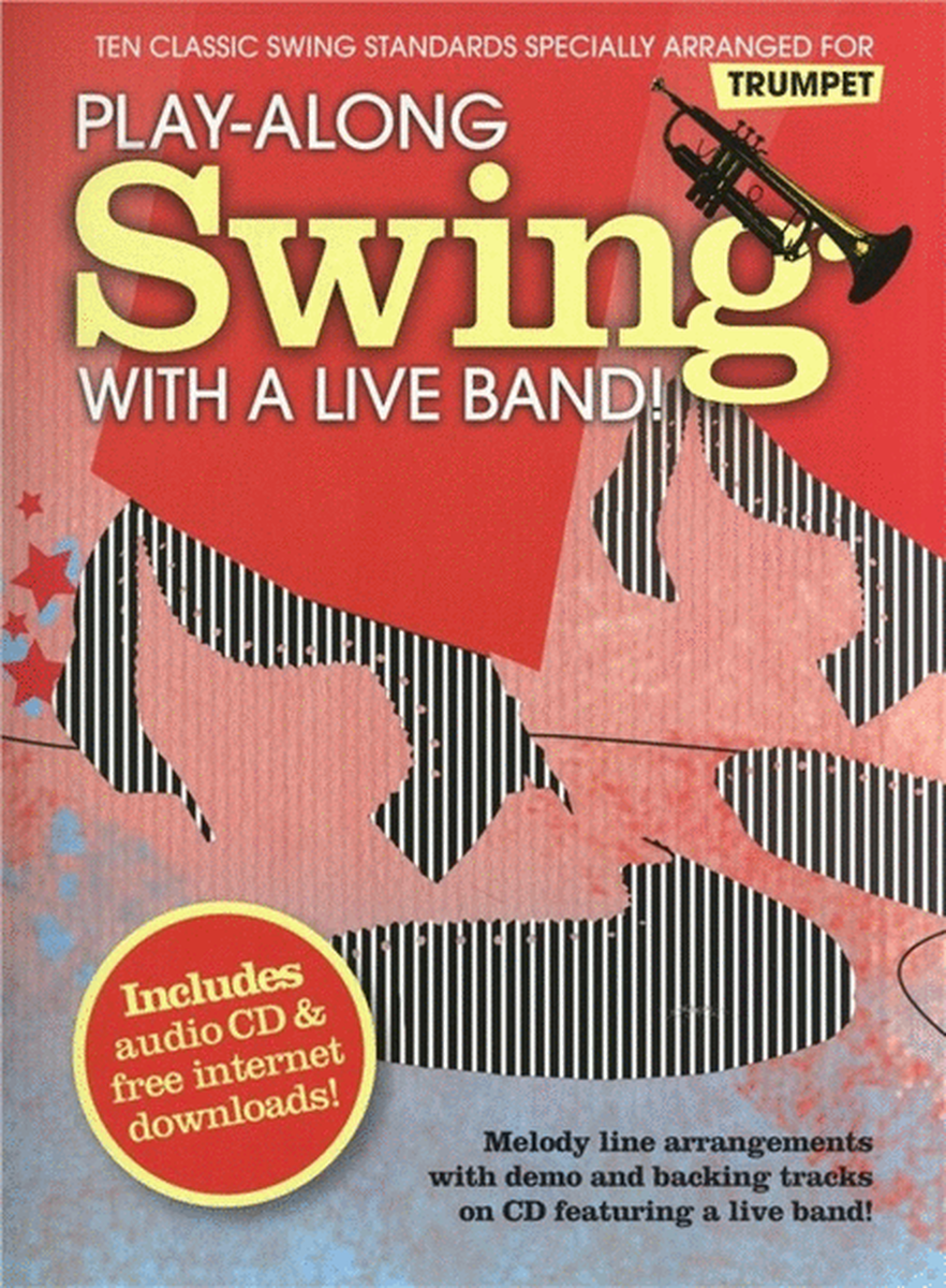 Play-Along Swing With A Live Band Trumpet Book/CD