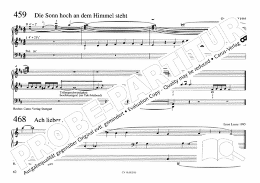 Esslinger Orgelbuch, Bd I-III