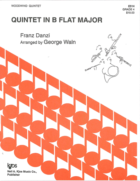 Franz Danzi: Quintet In Bb Major, Opus 56, No. 1