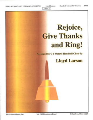 Book cover for Rejoice, Give Thanks And Ring