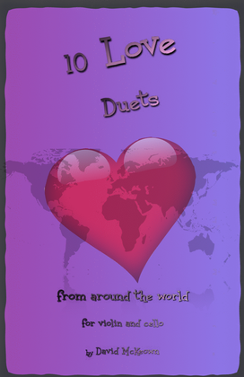 Book cover for 10 Love Duets for Violin and Cello