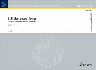 Book cover for Shakespeare Songs 6 **pop**