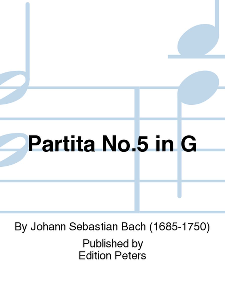 Partita No. 5 in G