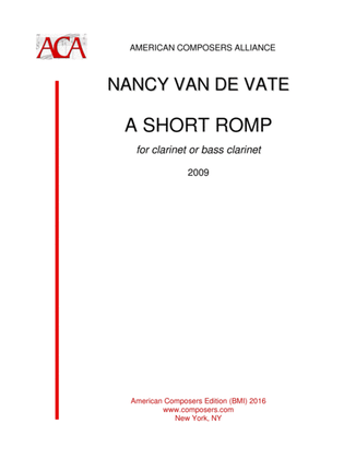 Book cover for [Van de Vate] A Short Romp