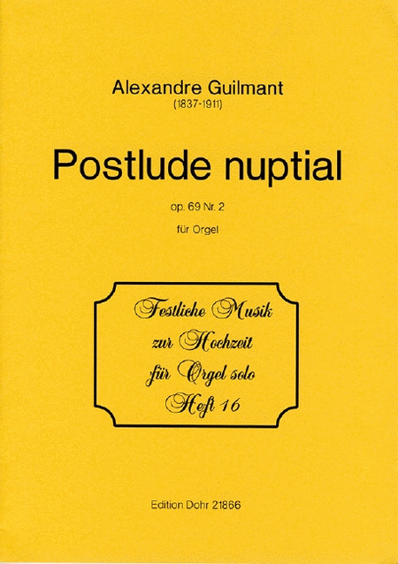 Postlude nuptiale op. 69 Nr. 2 16