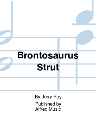 Book cover for Brontosaurus Strut