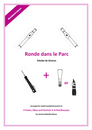 Book cover for Ronde dans le Parc (2 flutes, oboe & clarinet/bassoon)