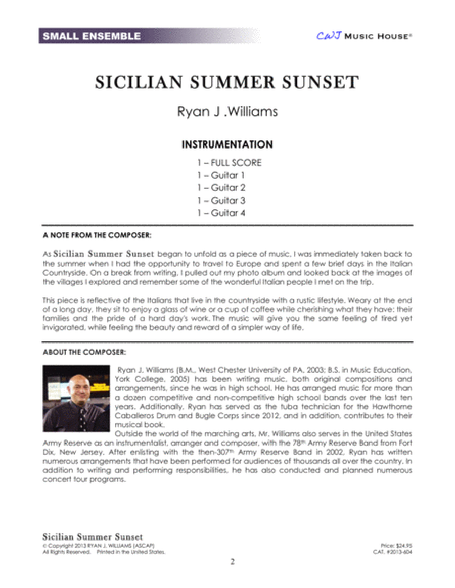 Sicilian Summer Sunset image number null