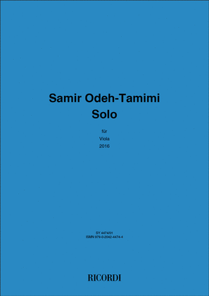 Book cover for Solo